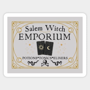 Salem Witch Emporium Halloween Tarot Cards Magnet